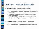 Active vs Passive Euthanasia