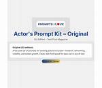 Actor's Prompt