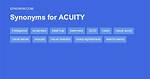 Acuity Synonym