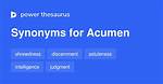 Acumen Synonym