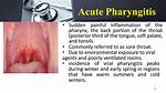 Acute Pharyngitis Unspecified