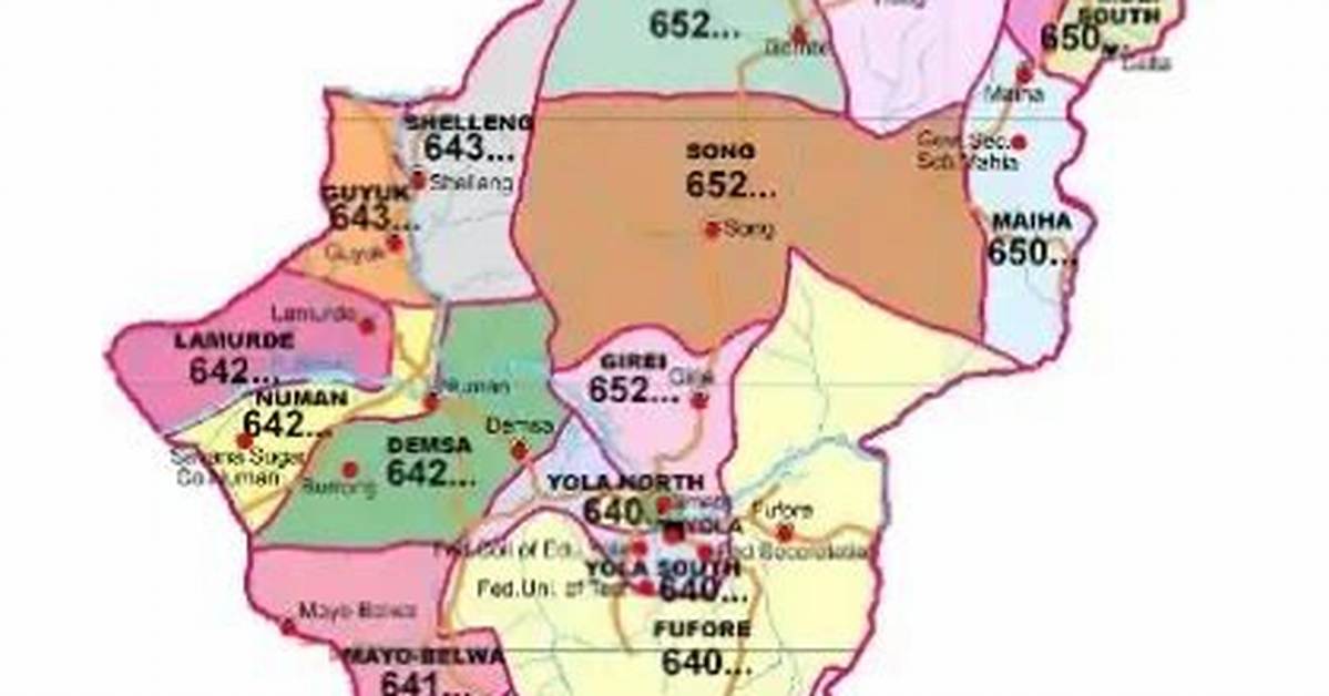 Adamawa State Zip Code / Postal Code