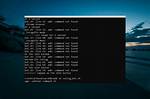 Adb Command Not Found