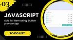 Add a List Item Through Javascript