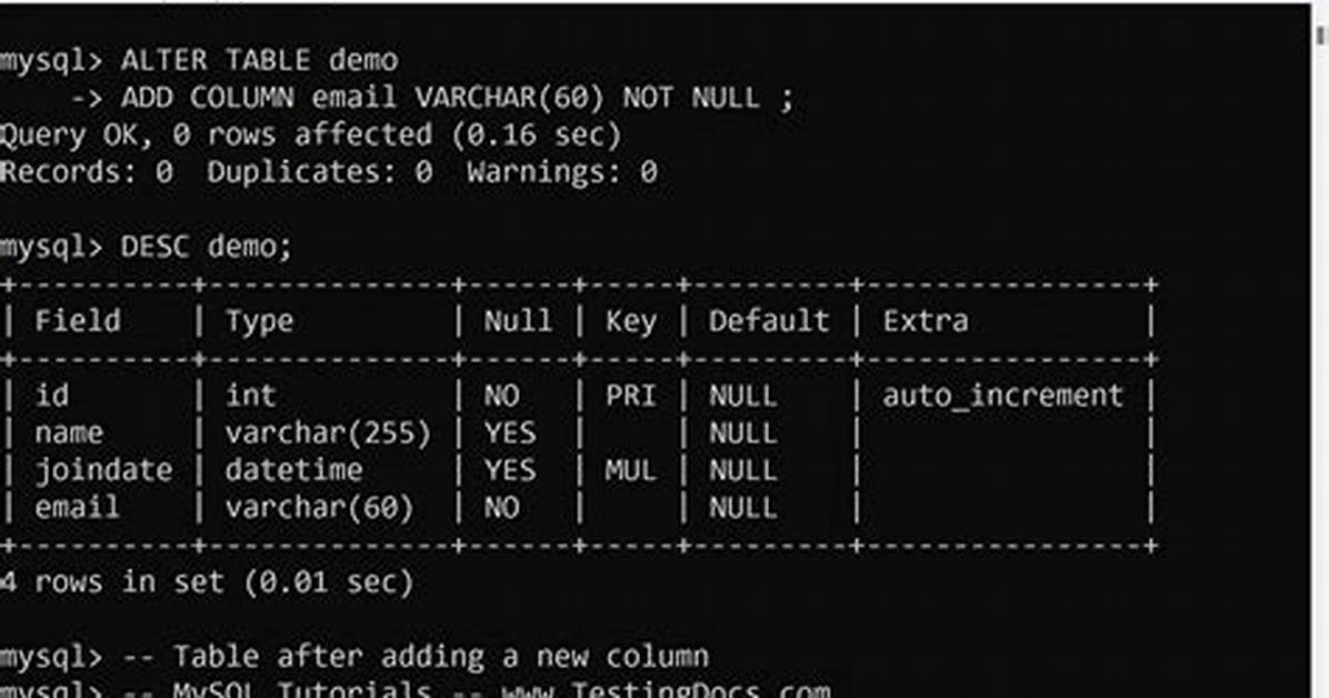 Add Column to Sqlalchemy Table