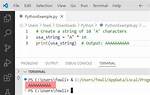 Add Null Character to String in Python