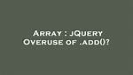 Add to Array jQuery