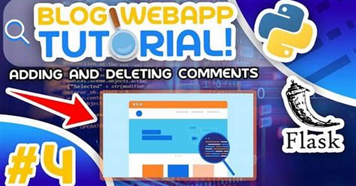 Adding Comments to a Flask Blog Webapp