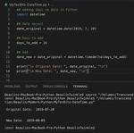 Adding Days to a Date in Python