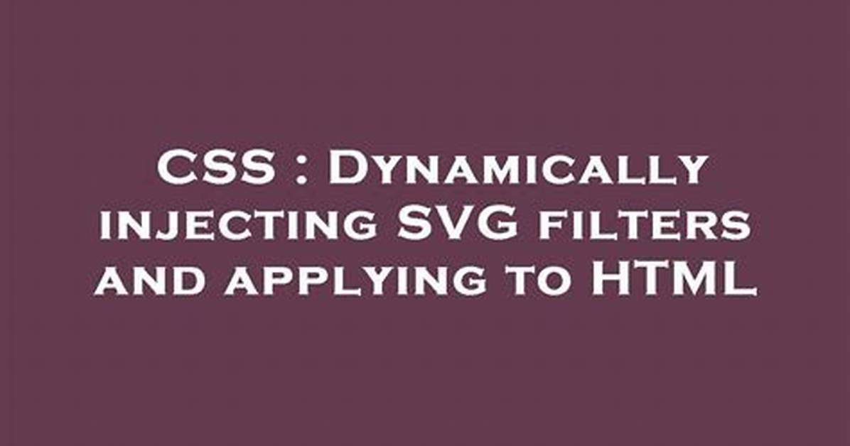 Adding Filters to a Dynamically Generated Html Table