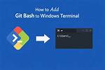 Adding Git-Bash to the New Windows Terminal