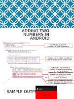 Adding Two Subspaces