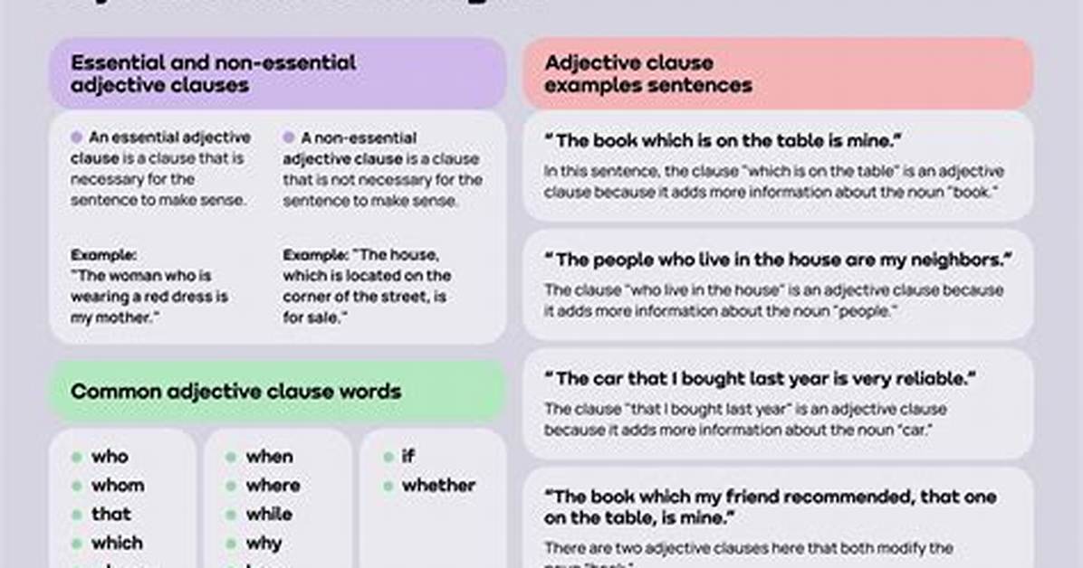Adjectival Clause