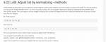 Adjust List by Normalizing in Java