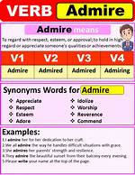 Admire from ___