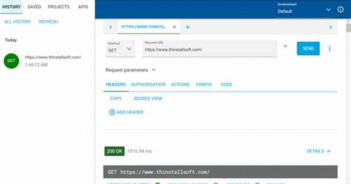 Advanced Rest Client