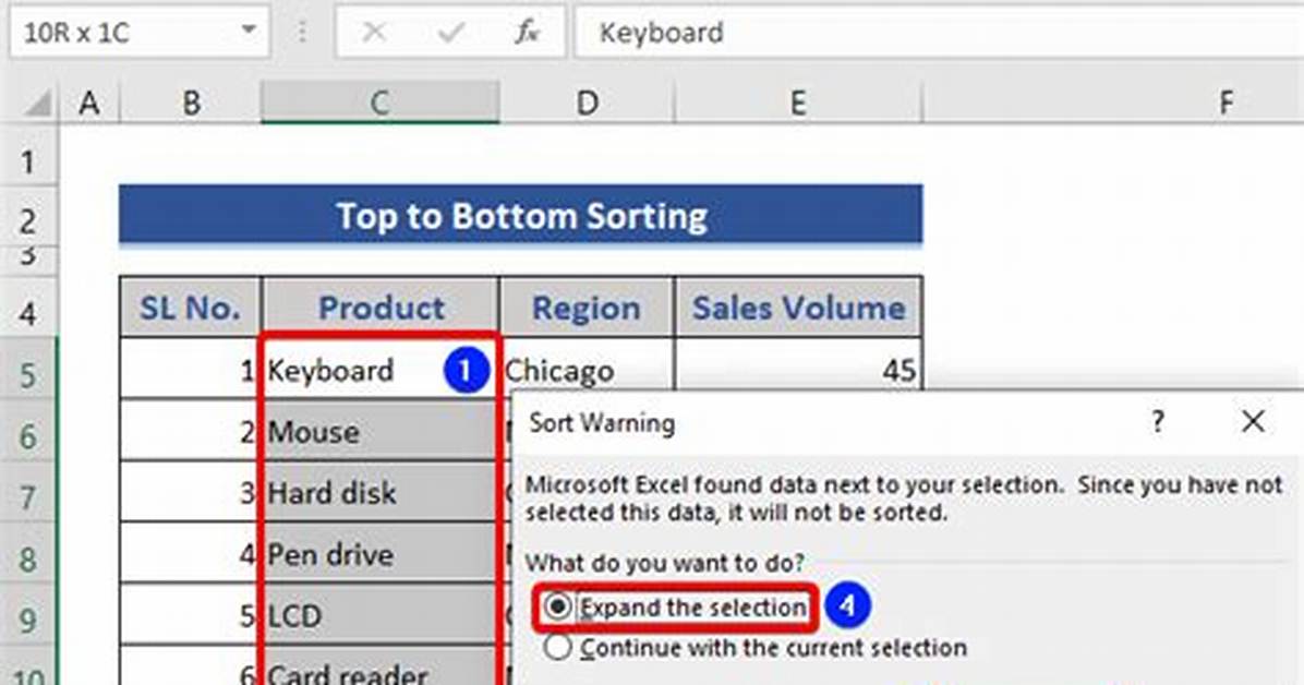 Advanced Sorting in Excel