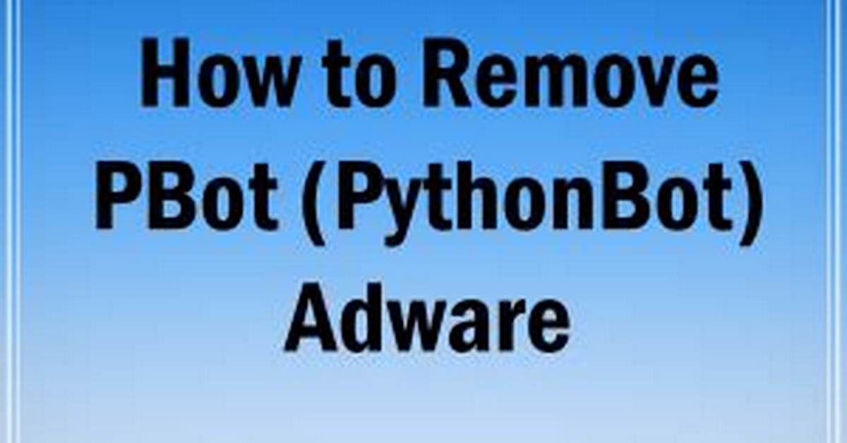Adware. Pbot