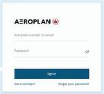 Aeroplan Login