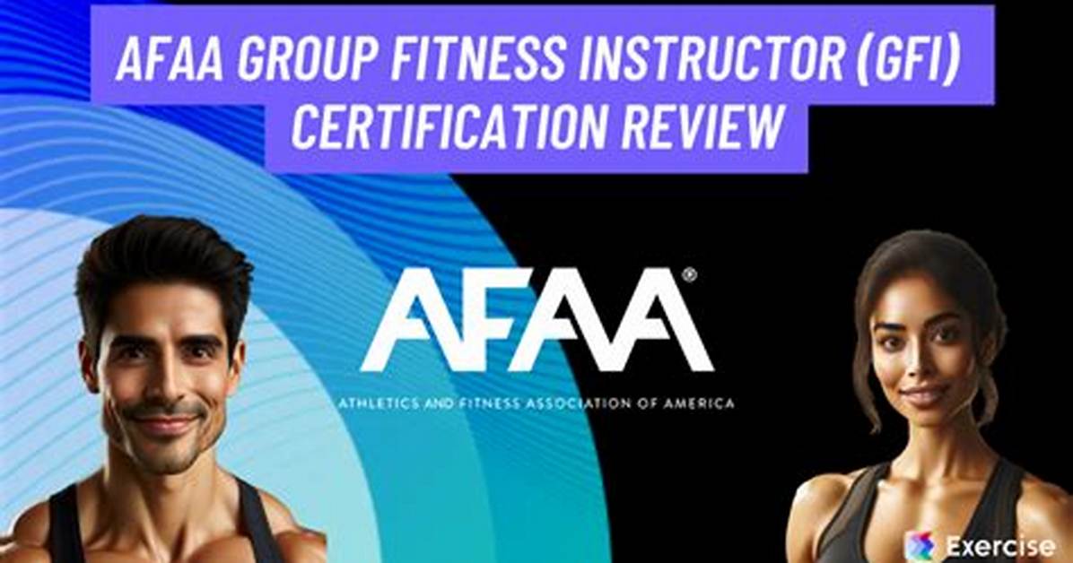 Afaa Certification