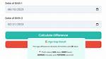 Age Difference Calculator