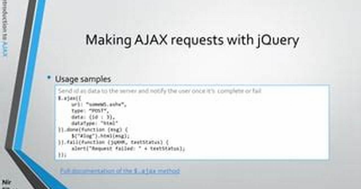 $. Ajax - dataType