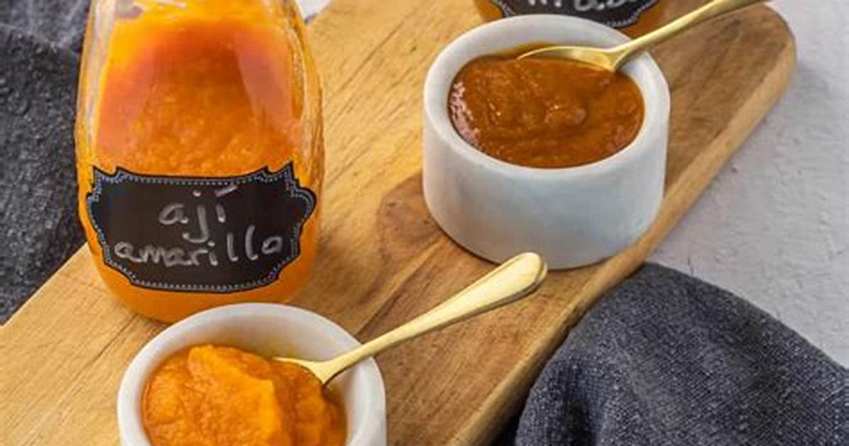 Aji Amarillo Paste Substitute