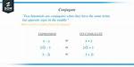 Algebraic Conjugates