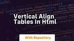 Align Two Vertical Html Tables