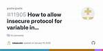 Allow Insecure Protocols, Android Gradle