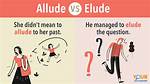 Allude (To)