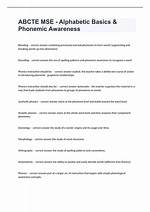 Alphabetic Basics