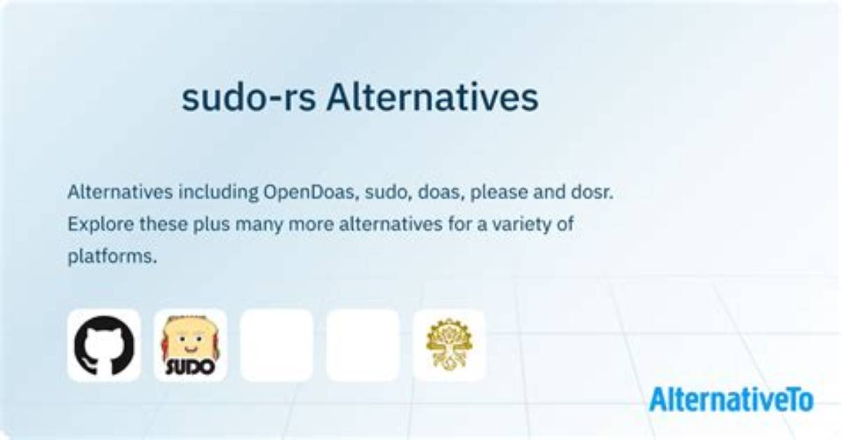 Alternative for Sudo
