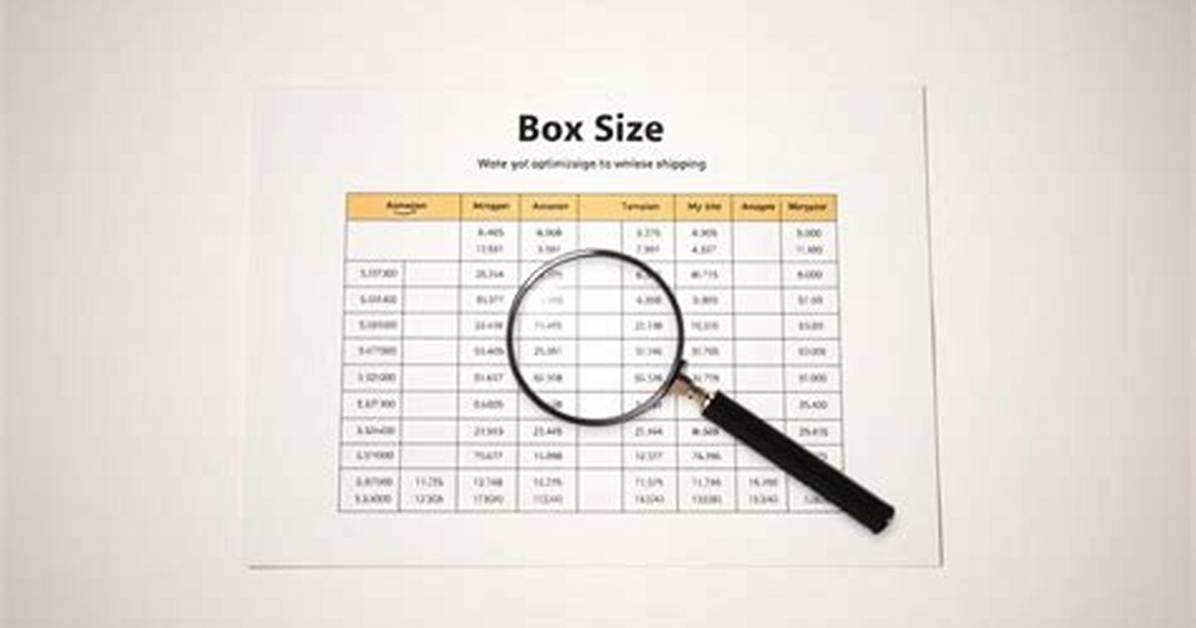 Amazon Box Sizes