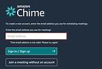 Amazon Chime Login