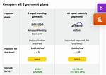 Amazon Payment Plan Items