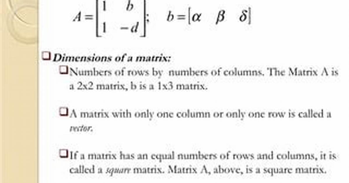 Ambiguous Notation for Squared Matrix