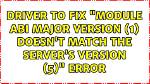Amdgpu: Module Abi Major Version (23) Doesn't Match the Server's Version (24)