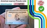 American Express Presale Code