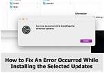 An Error Occurred While Installing One of the File Systems. for More Information, Run the Command "Dmesg"