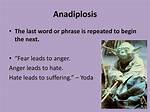 Anadiplosis Examples
