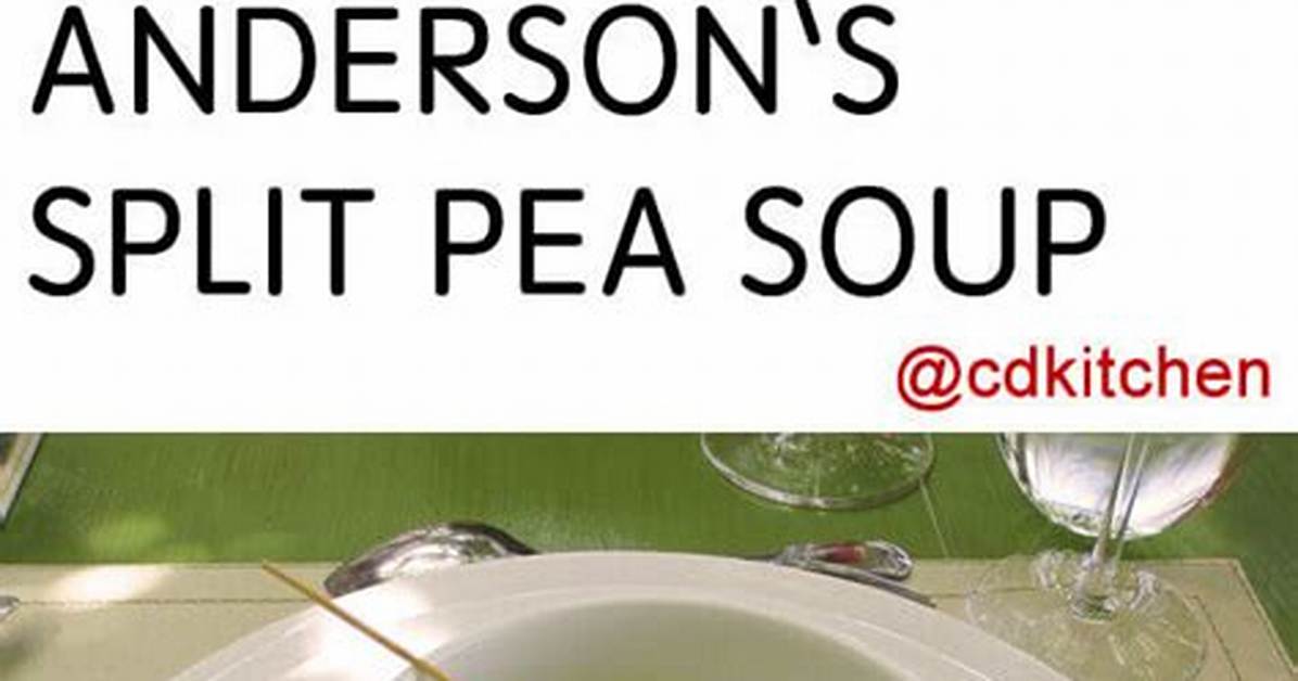 Andersons Split Pea Soup