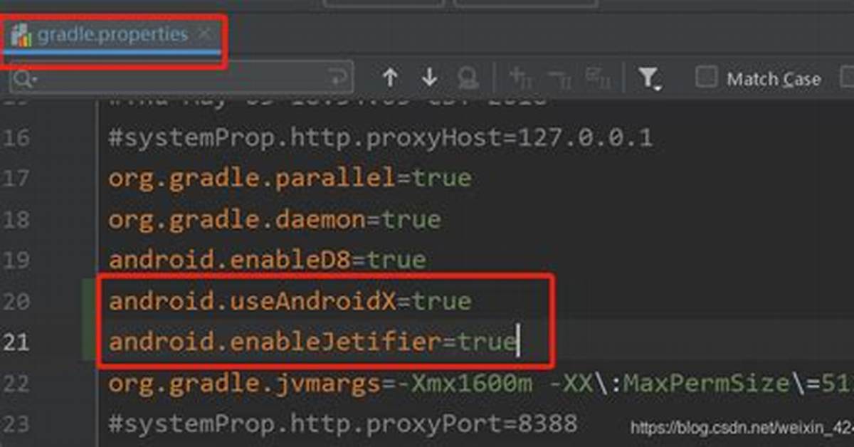'Android. useAndroidX' Property Is Not Enabled