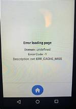 Android Webview Gives Net: :Err_Cache_Miss Message