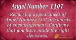 Angel Number 1107