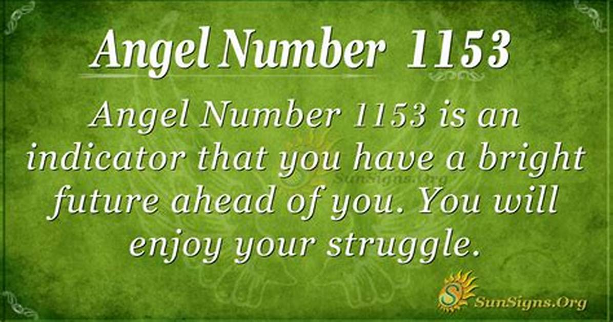 Angel Number 1153