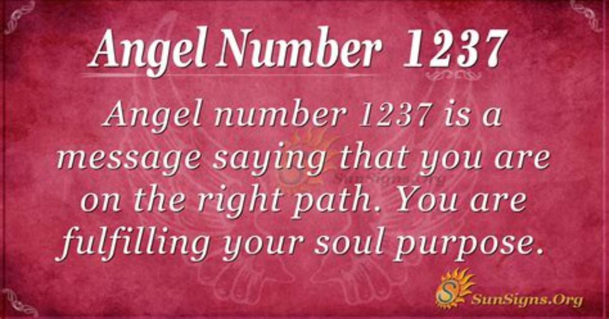 Angel Number 1237