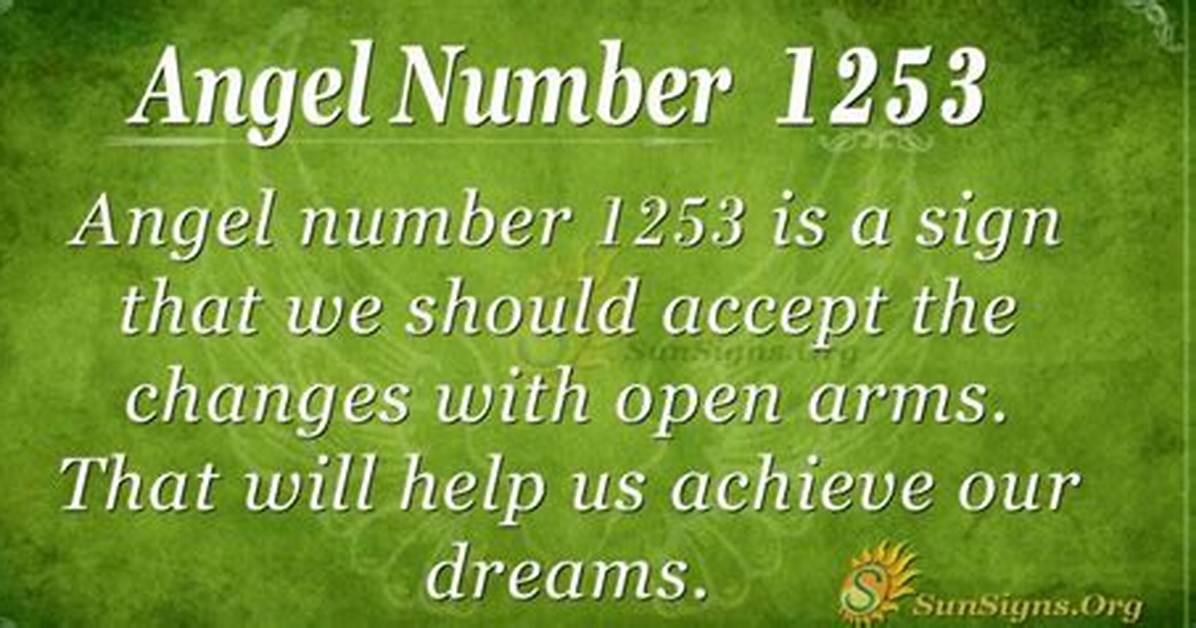 Angel Number 1253