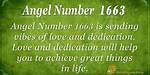 Angel Number 1663