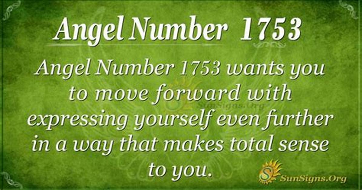 Angel Number 1753